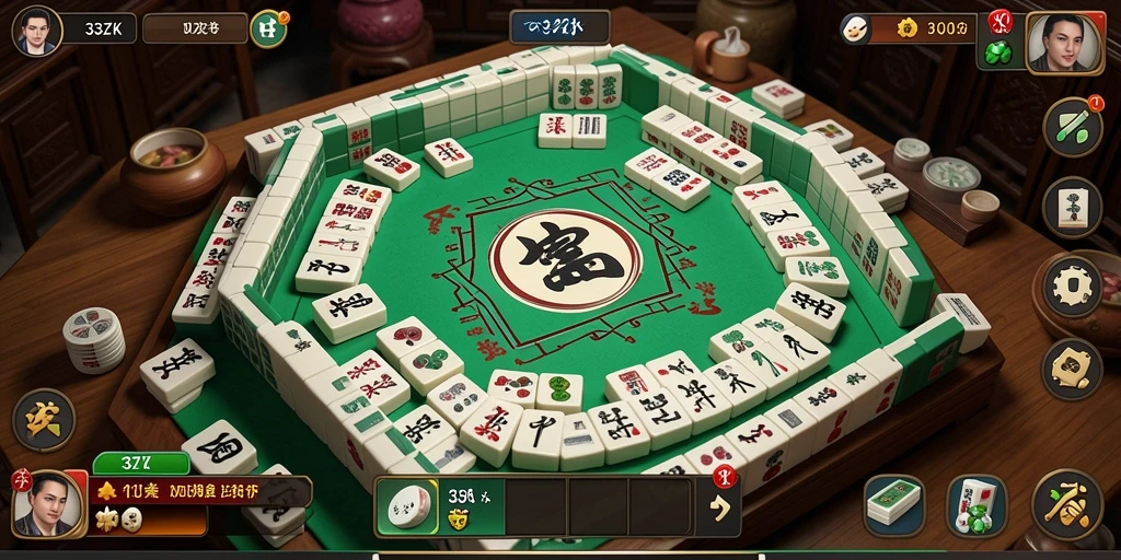 Tampilan gameplay Mahjong yang menarik di 33ZK.
