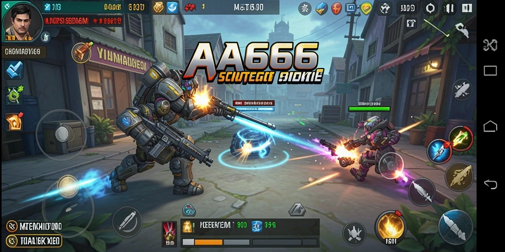 Tampilan gameplay <strong>AA666</strong> yang seru dan taktis dalam aksi.