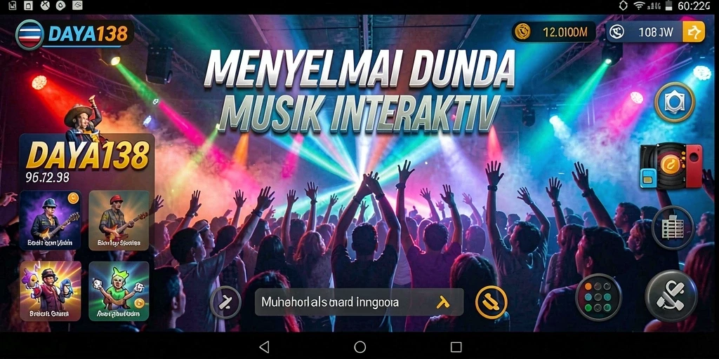 Tampilan gameplay DAYA138 menunjukkan interaksi musik yang menyenangkan.