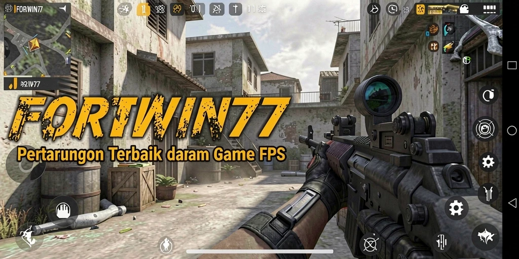 Tampilkan aksi tembak-menembak seru dalam FORWIN77.