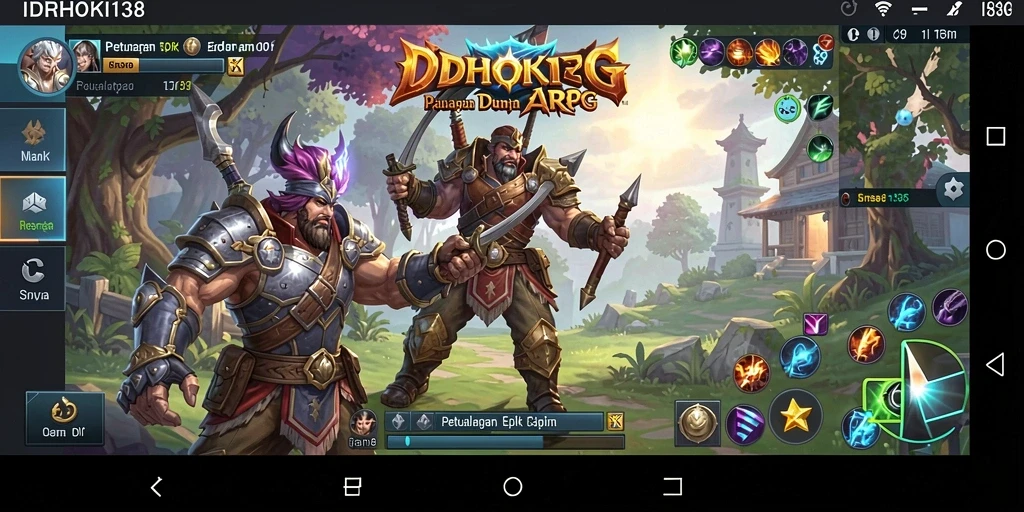 Gambaran grafis menakjubkan dari gameplay ARPG yang mendebarkan.