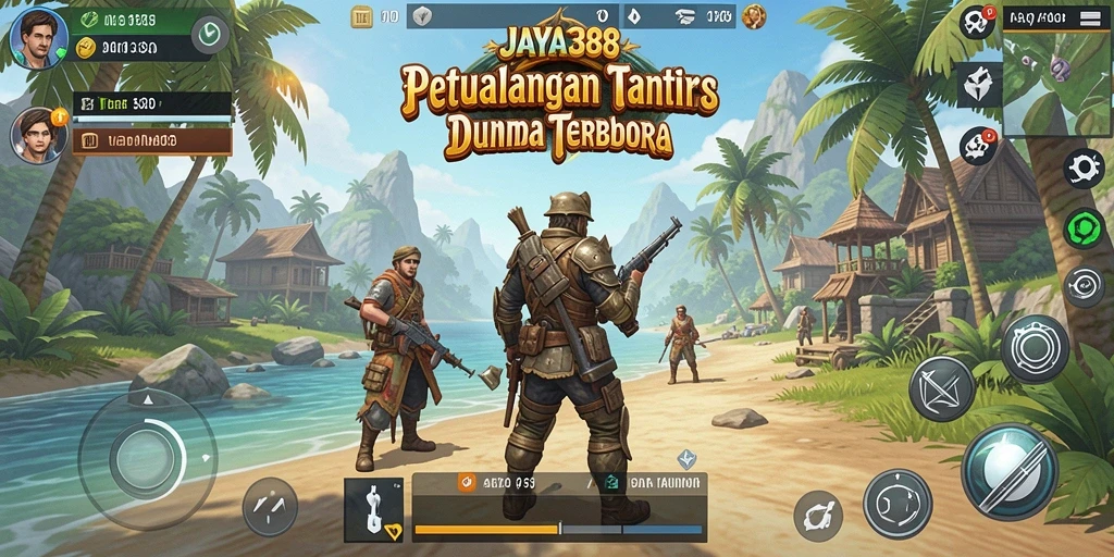Screenshot gameplay JAYA388 menampilkan eksplorasi dunia terbuka.