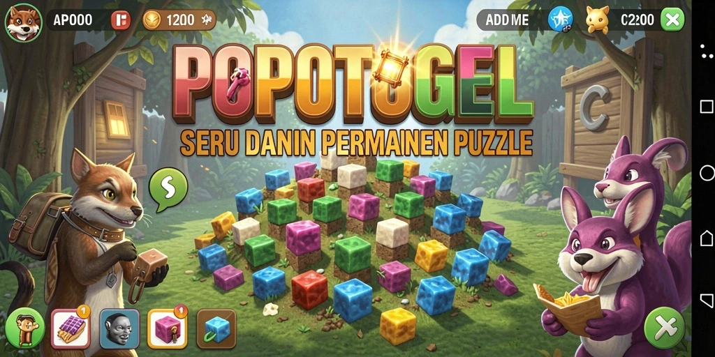Tampilan gameplay seru dari POPOTOGEL yang menantang.