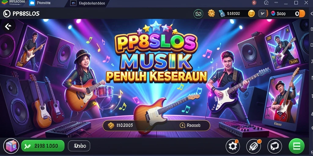 Screenshot gameplay PP88SLOTS memperlihatkan interaksi musik yang seru.