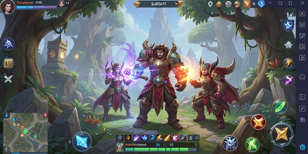 Tampilan menarik dari gameplay SURGA11 yang seru dan mendebarkan.