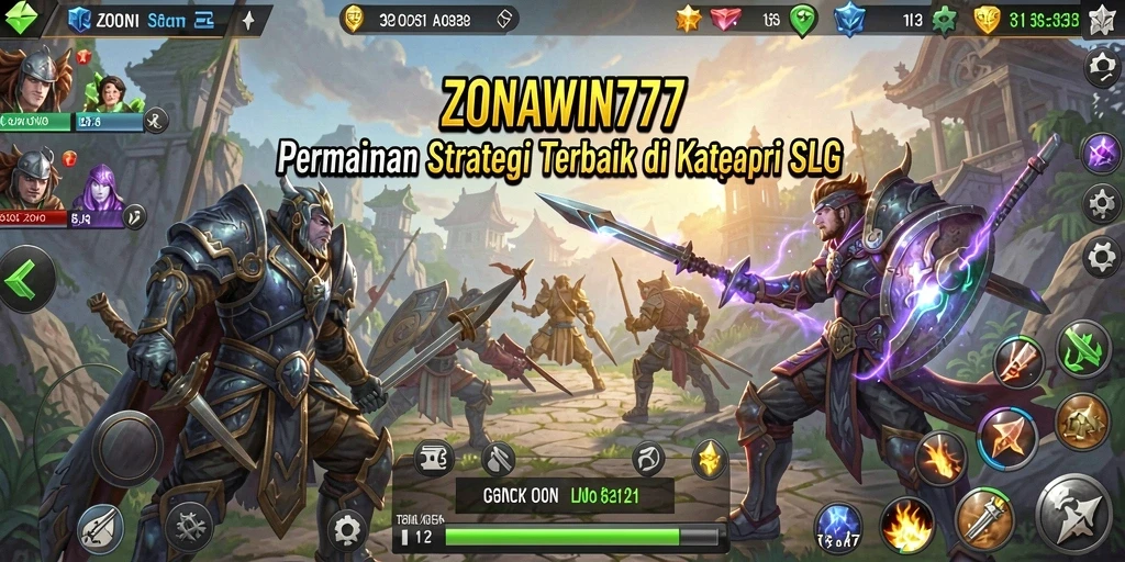 Tangkapan layar menampilkan aksi seru dalam permainan ZONAWIN777.